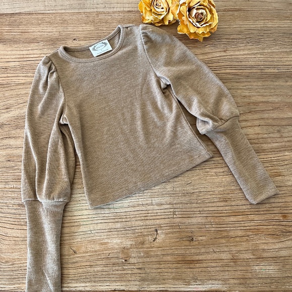 Joyfolie Other - Joyfolie Lynne Top in Brown Sugar Size 6